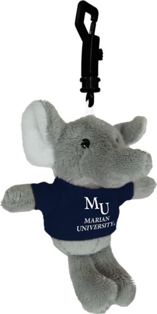 Marian University Plush Keychain