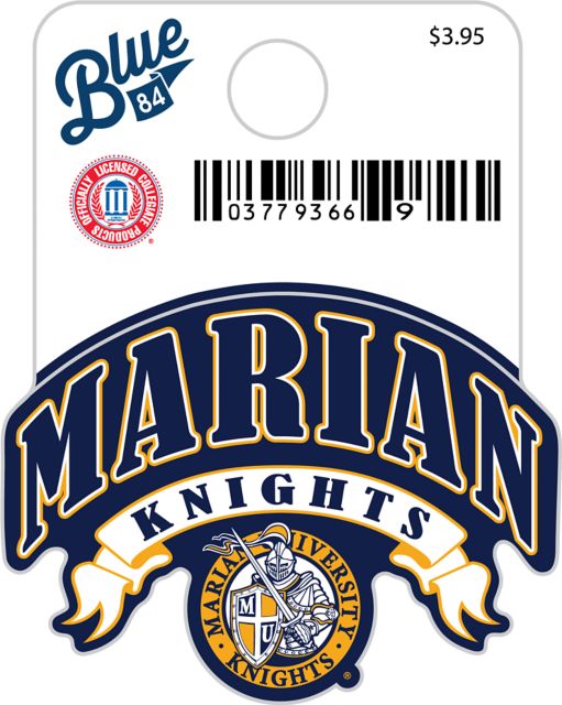 Marian University Knights Mini Sticker