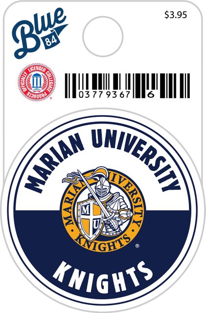 Marian University Knights Mini Sticker