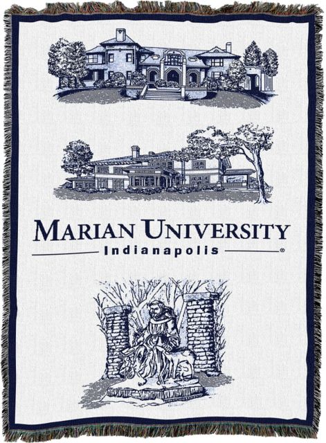 Marian University 54x70 Blanket