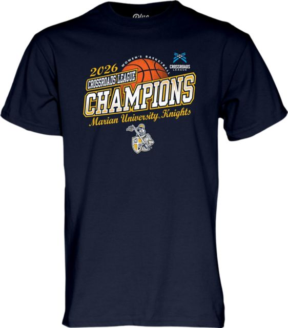Marian University 2026 Women's Basketball Conference Champions Short Sleeve T-Shirt