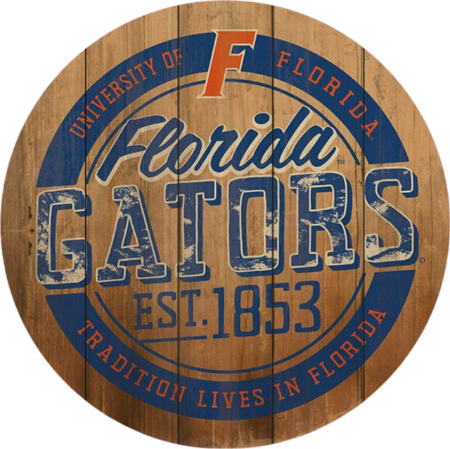 University of Florida Barrel Top Wall Mount 26''x26'' - ONLINE ONLY