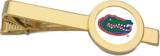 CSI Gold Tie Bar With Colored Medallian - ONLINE ONLY