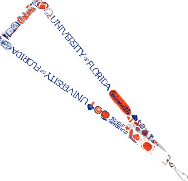 University of Florida Julia Gash 3/4'' Lanyard