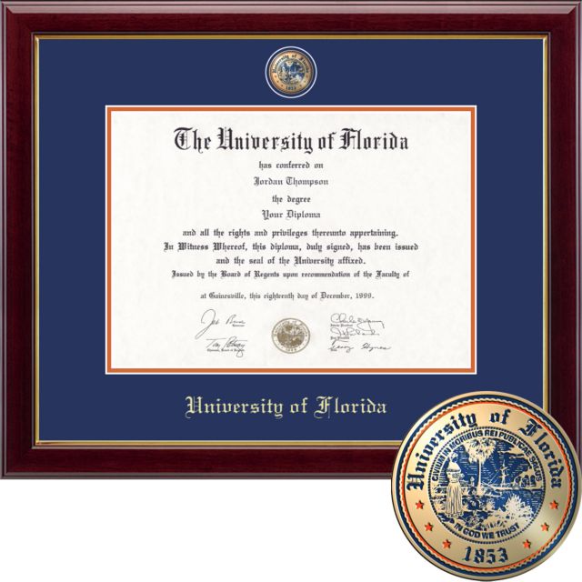 University of Florida 11.5x16 Masterpiece Diploma Frame