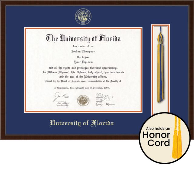 Church Hill Classics Tassel Diploma Frame. Bachelors, Masters, PhD - ONLINE ONLY