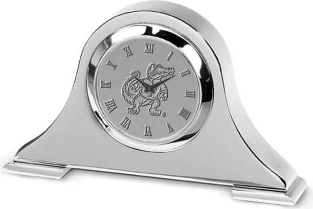 Silver Napoleon Desk Clock - ONLINE ONLY