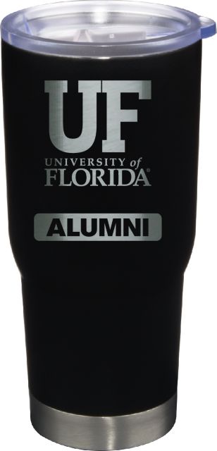 22 oz Matte Black Stainless Steel Tumbler Alumni
