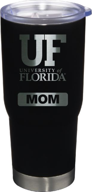 22 oz Matte Black Stainless Steel Tumbler Mom