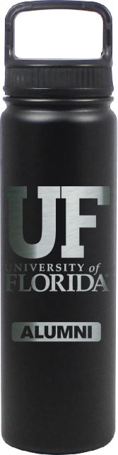 24 oz Matte Black Stainless Steel Water Bottle Alumni