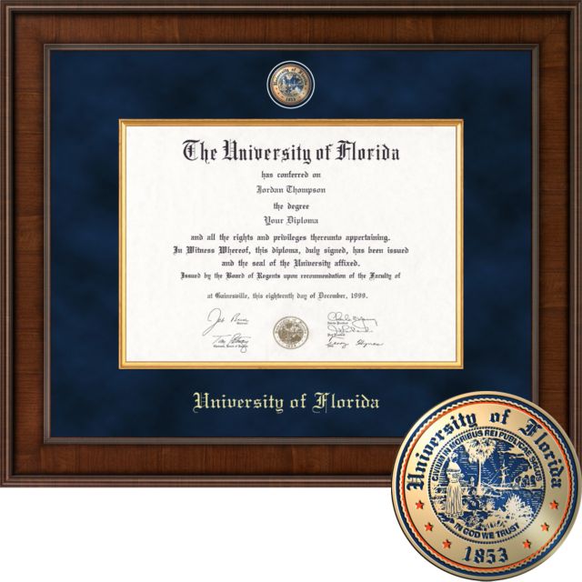 University of Florida 11.5 in. x 16 in. Diploma Frame