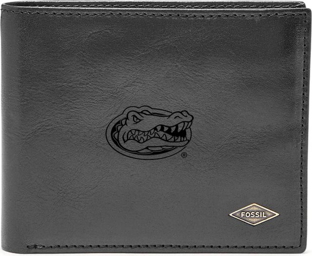 Fossil Leather Ryan RFID Flip ID Bifold - Black - ONLINE ONLY