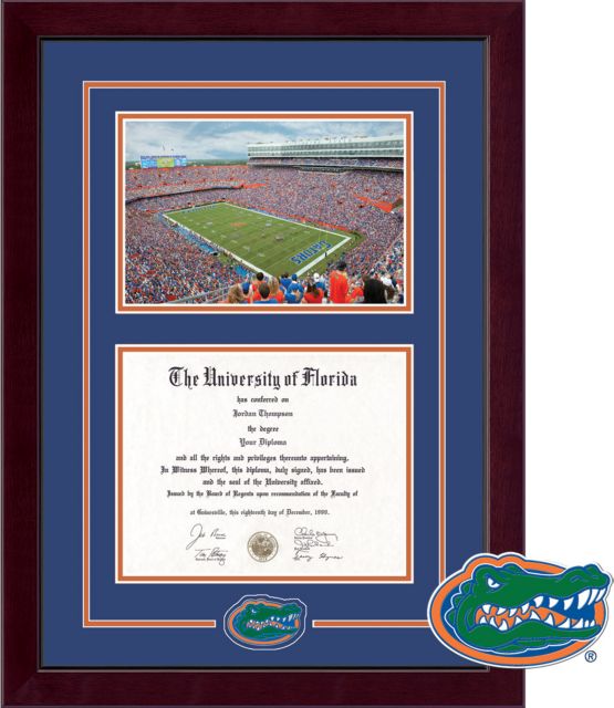 Church Hill Classics Spirit Campus Scene, 8.5x11, Bachelors, Masters, PHD, Diploma Frame - ONLINE ONLY