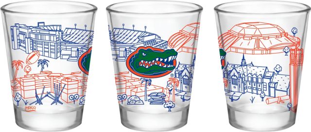 University of Florida 2 oz. Collectors Glass