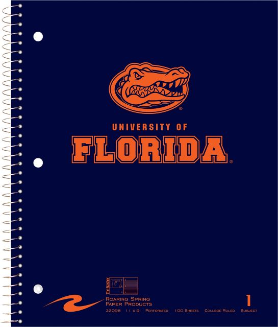 University of Florida 1 Subject Notebook