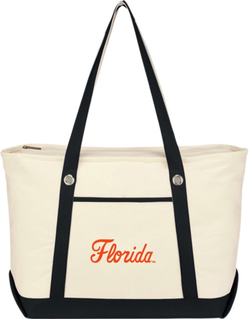 University of Florida Canvas Zipper Tote Bag