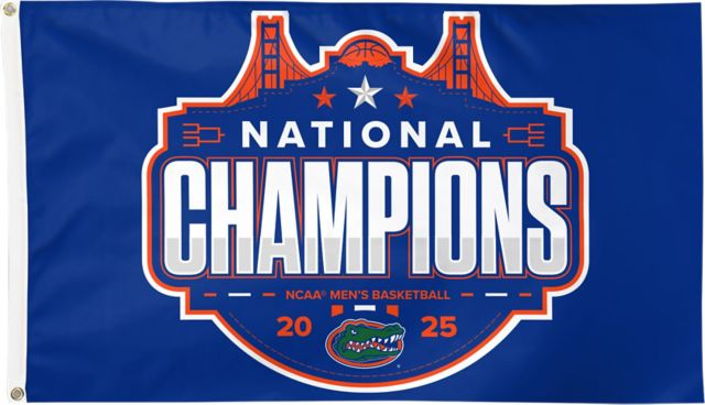 University of Florida Men's Basketball 2025 National Champions 3 x 5 Flag