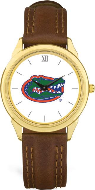 CSI Brownleather Wristwatch With  Colored Medallion - ONLINE ONLY