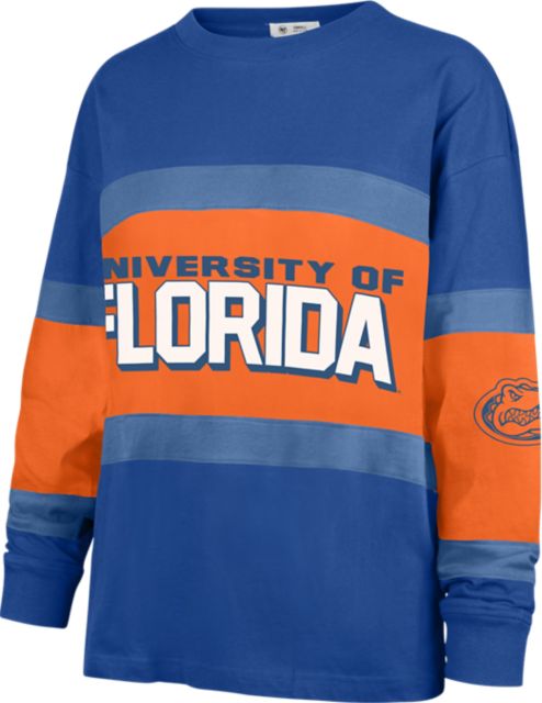 University of Florida Women's Long Sleeve T-Shirt with Cut and Sew Strips