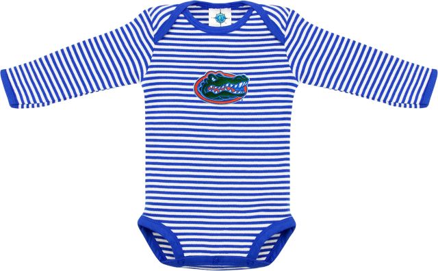 University of Florida Infant Striped Long Sleeve Bodysuit