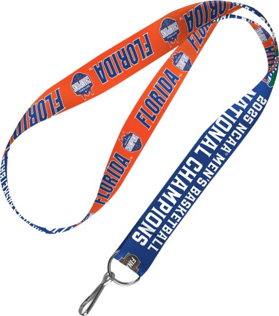University of Florida Men's Basketball 2025 National Champions 1'' Lanyard