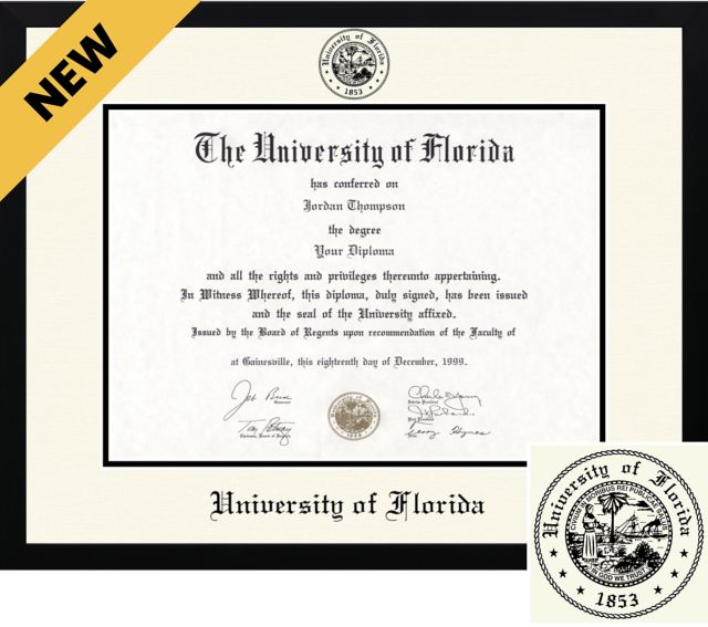 University of Florida ICON Gotham Diploma Frame