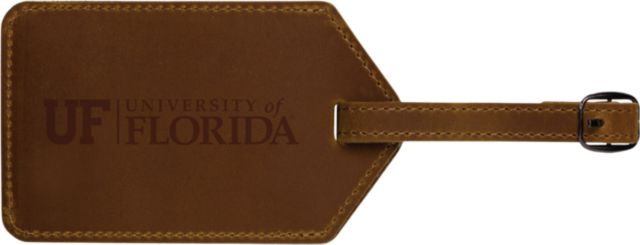 University of Florida Leather Luggage Tag