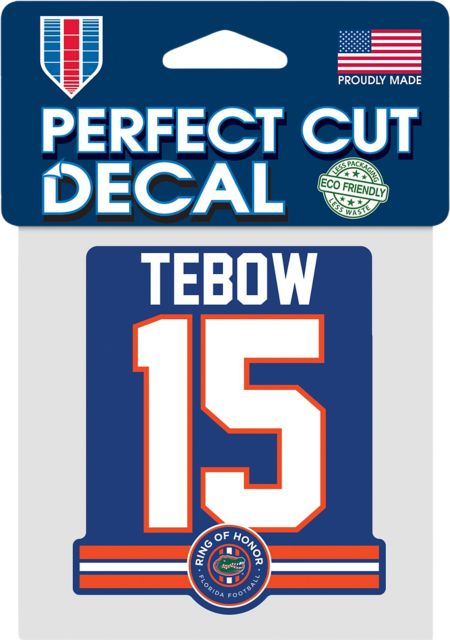 University of Florida Football Ring of Honor Tim Tebow 28x40 Flag:  University of Florida