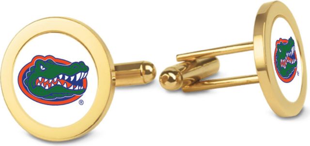 CSI Gold Cufflinks (Gift Boxed) With Colored Medallion - ONLINE ONLY