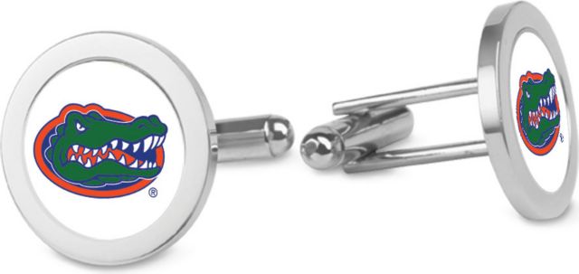CSI Silver Cufflinks (Gift Boxed) With Colored Medallion - ONLINE ONLY