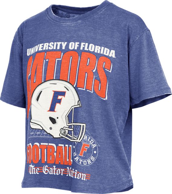 University of Florida Football Women's Crop Short Sleeve T-Shirt