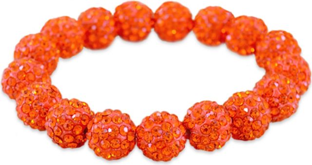 University of Florida Rhinestone Bead Bracelet