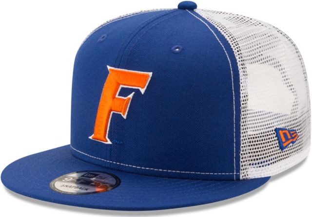 University of Florida Gators Adjustable Mesh Snapback Cap | New Era | One Size | Royal/White | Hat/Adjustable