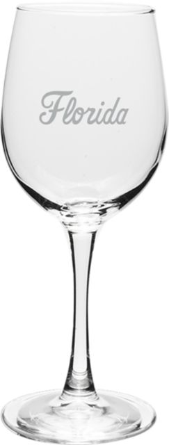 University of Florida 12 oz Wineglass