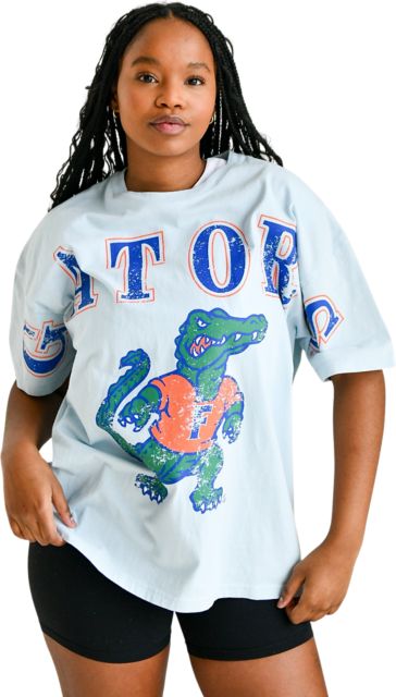 University of Florida Women's Oversized Band Tee with Oversized Split Graphic