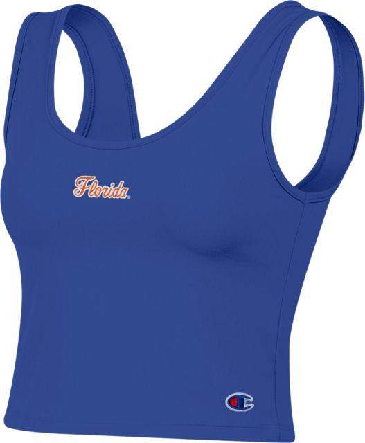 University of Florida Women's Scoop Neck Crop Tank Top