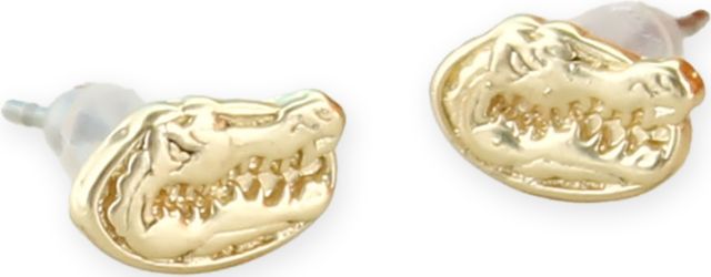 University of Florida Matte Gold Logo Stud Earrings