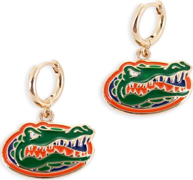 University of Florida Gold Huggie Hoop Earrings