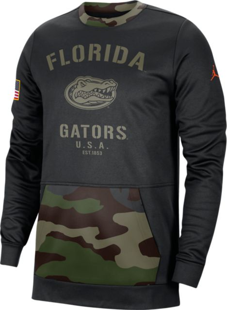 Jordan Men's Florida Gators Camo Military Appreciation Long Sleeve T-Shirt, Medium