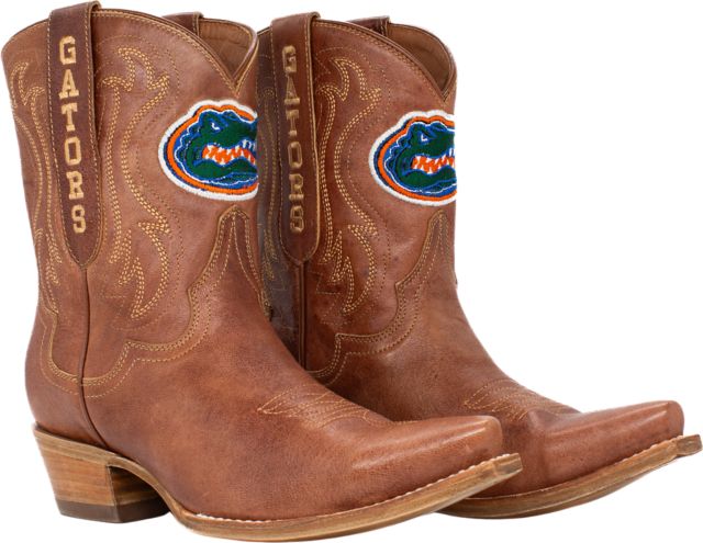 University of Florida Women's Tan Western Shorty Boot