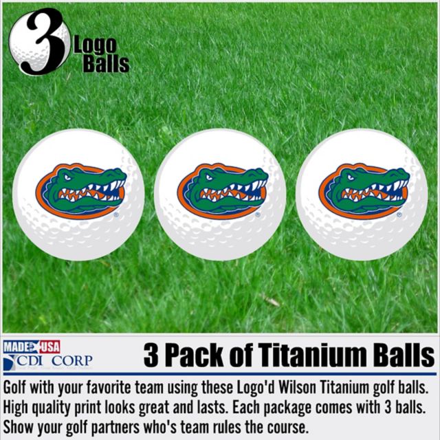 University of Florida Gators 3-Pack Golf Balls