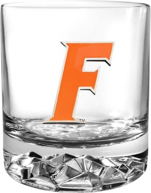 University of Florida Round Glass