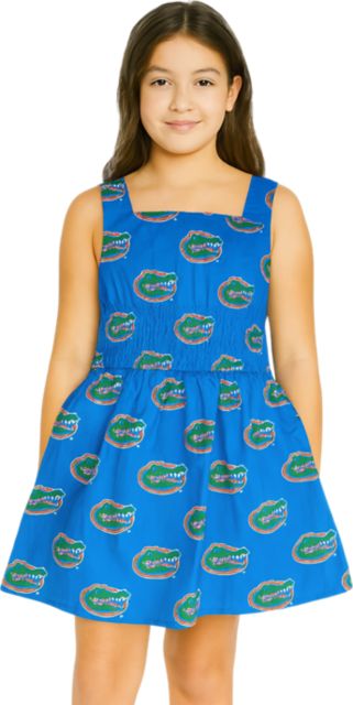 University of Florida Youth Girls Smocked Dress