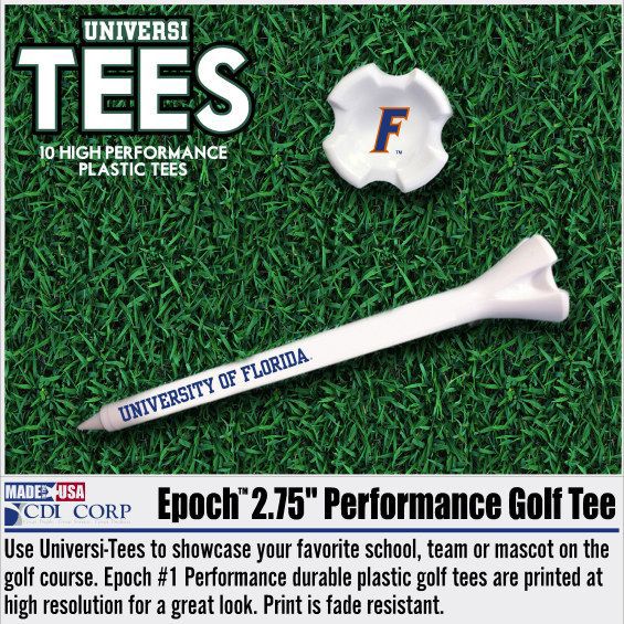 University of Florida 8 Pack Golf Tees