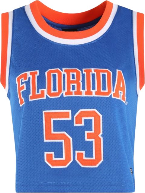University of Florida Women's Cropped Basketball Jersey