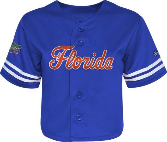 University of Florida Gators Women's Cropped Baseball Jersey