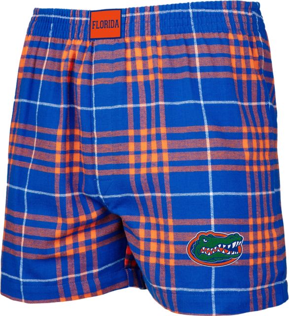 University of Florida Gators Flannel Boxer Shorts