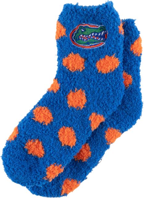 University of Florida Youth Fuzzy Dot Socks