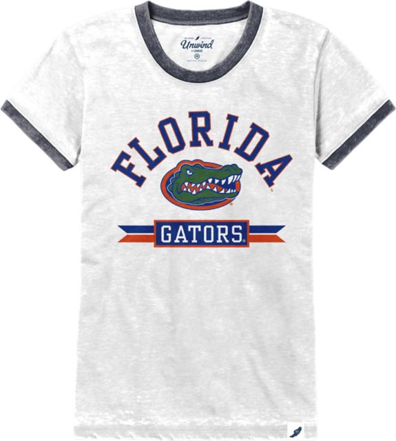 University of Florida Gators Women's Burnout Ringer Short Sleeve T