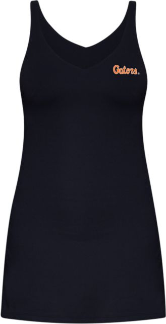 knee length dresses for ladies Women's Skater Dress (AOP) UF (Rock On) Gators Hands_V1  Swamp Noise